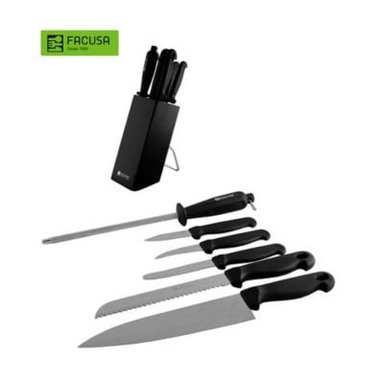 JUEGO DE CUCHILLOS FACUSA CON TACO MODELO LISTO