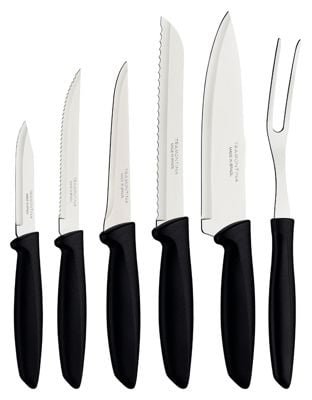 JUEGO DE CUCHILLOS TRAMONTINA 6 PIEZAS