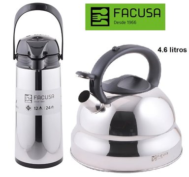 COMBO TETERA 4.60 LITROS + TERMO SIFON 1.8 LITROS FACUSA