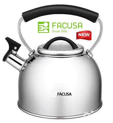 TETERA FACUSA DE 2.5 LITROS CON SILBADOR