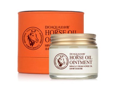 CREMA FACIAL BIOAQUA ANTIARRUGAS HORSE OIL OINTMENT HIDRATANTE ANTIEDAD 70G