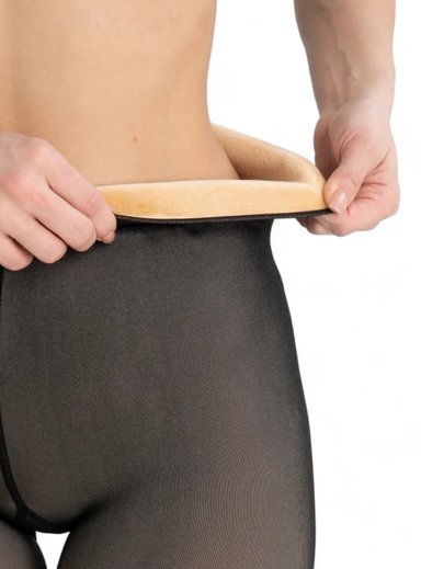 PANTY MUJER EFECTO PIEL TERMICAS AFELPADAS ABRIGADORAS - 1