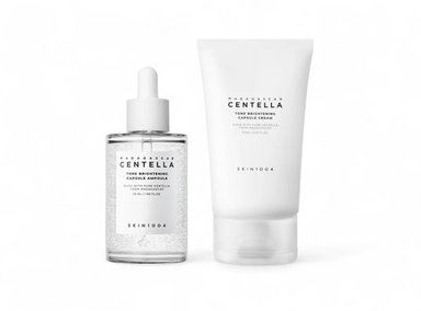 SET SKIN1004 MADAGASCAR CENTELLA TONE BRIGTHENING CAPSULE AMPOULE 50 ML + CREMA - 1