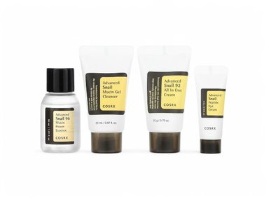 COSRX ALL ABOUT SNAIL KIT 4 STEP - CLEANSING + ESENCIA ADVANCE 96 + CREMA 92 + PEPTIPE EYE - 3