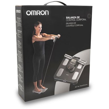 BALANZA OMRON HBF-514 CON SENSOR DE CUERPO COMPLETO - 2