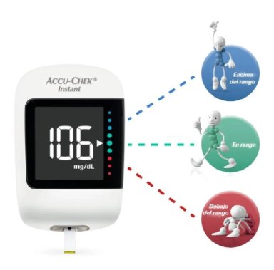 GLUCOMETRO ACCU-CHEK INSTANT + 60 TIRAS REACTIVAS + 110 LANCETAS - 3