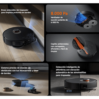 Aspiradora Robot Xiaomi X20 Max Negro - 3