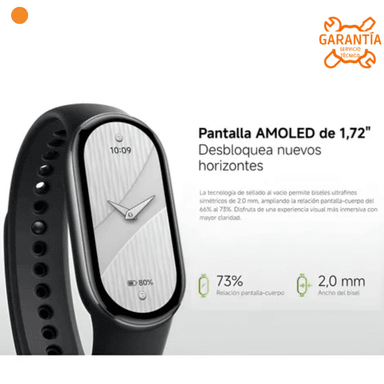 XIAOMI SMART BAND 10 PANTALLA 1.72” AMOLED, 5ATM, 150 MODOS DEPORTIVOS - NEGRO - 3