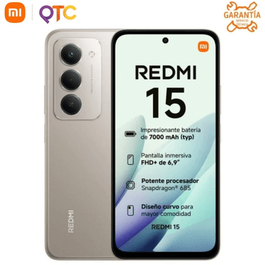 CELULAR XIAOMI REDMI 15 8GB RAM 256G ROM LILA