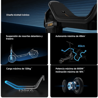 SCOOTER ELÉCTRICO XIAOMI 6 GL NEGRO - 4