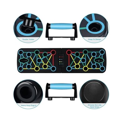 PUSH UP TABLERO MULTIFUNCION PECHO ESPALDA HOMBROS TRICEPS