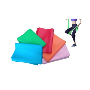SET 5 BANDAS LIGAS ELÁSTICAS ABIERTAS REHABILITACIÓN FITNESS