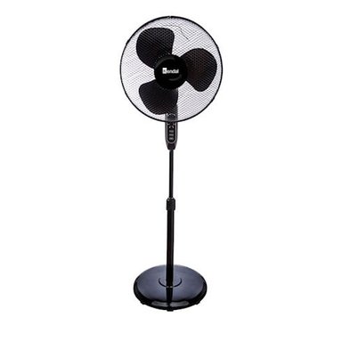 VENTILADOR PEDESTAL 16 PULGADAS KFR-16P NEGRO CON CONTROL REMOTO