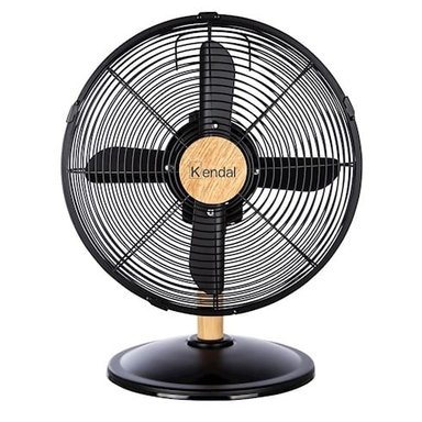 VENTILADOR SOBREMESA 12 PULGADAS KZF-1214D METAL MADERA