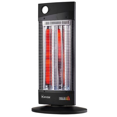 ESTUFA ELÉCTRICA FIBRA CARBONO KENDAL NSB-120K5 NEGRA 1000W COBERTURA 16M2