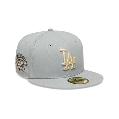 GORRA 59FIFTY MLB  LOS ANGELES DODGERS MLB WORDMARK GREY