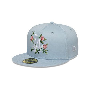 GORRA 59FIFTY MLB LOS ANGELES DODGERS MLB FLORAL PASTEL BLUE