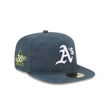 GORRA 59FIFTY MLB O.ATHLETICS CHAMPIONSHIP SIDE FLAG GREEN
