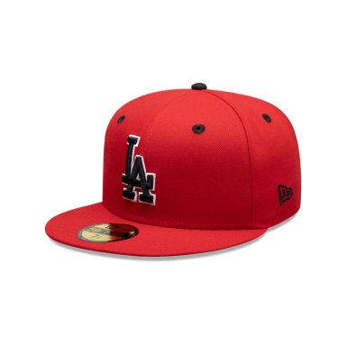 GORRA 59FIFTY MLB LOS ANGELES DODGERS SCARLET PATCH RED