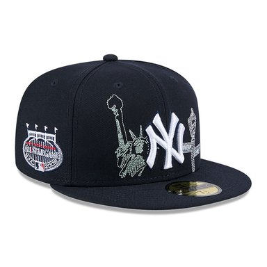 GORRA 59FIFTY MLB  NEW YORK YANKEES STATE STITCH NAVY