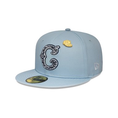GORRA 59FIFTY MLB  CHICAGO CUBS COOPS SEASONAL PASTEL BLUE