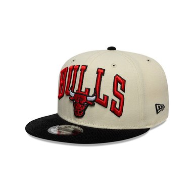 GORRA 9FIFTY NBA  CHICAGO BULLS CORD VISOR LIGHT BEIGE