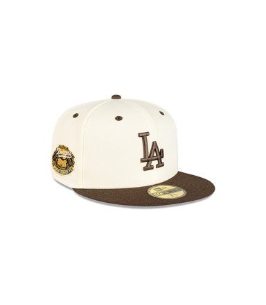 GORRA 59FIFTY MLB  LOS ANGELES DODGERS WOOL VISOR BEIGE