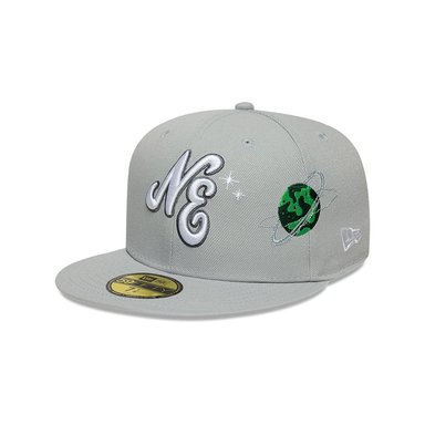 GORRA 59FIFTY NEW ERA BRANDED PLANET ICON GREY