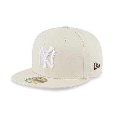 GORRA 59FIFTY MLB  NEW YORK YANKEES COCONUT OPEN WHITE
