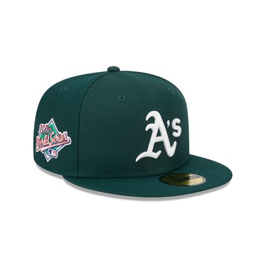 GORRA 59FIFTY MLB OAKLAND ATHLETICS EVERGREEN VERDE OSCURO