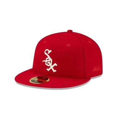 GORRA 59FIFTY CHICAGO WHITE SOX FOG MLB 2025 ROJO