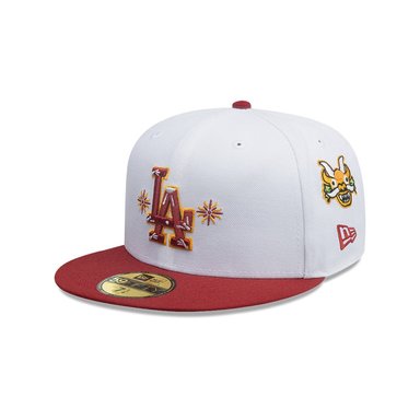 GORRA 59FIFTY LOS ANGELES DODGERS MLB CITY ELEMENTS ROJO