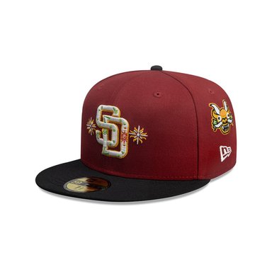 GORRA 59FIFTY SAN DIEGO PADRES MLB CITY ELEMENTS ROJO