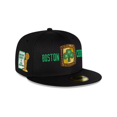 GORRA 59FIFTY BOSTON CELTICS 18X NBA CHAMPIONS NEGRO