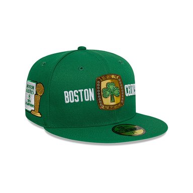 GORRA 59FIFTY BOSTON CELTICS 18X NBA CHAMPIONS VERDE