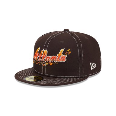 GORRA 59FIFTY MLB ATLANTA BRAVES MARRÓN