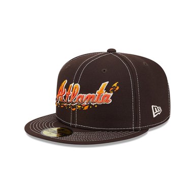 GORRA 59FIFTY MLB ATLANTA BRAVES MARRÓN