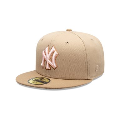 GORRA 59FIFTY NEW YORK YANKEES PINK KHAKI BEIGE