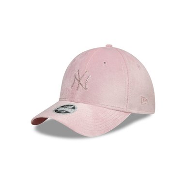 GORRA 9FORTY MLB NEW YORK YANKEES DIAMANTE VELOUR ROSA