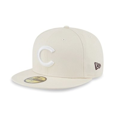 GORRA 59FIFTY MLB  CHICAGO CUBS COCONUT OPEN WHITE