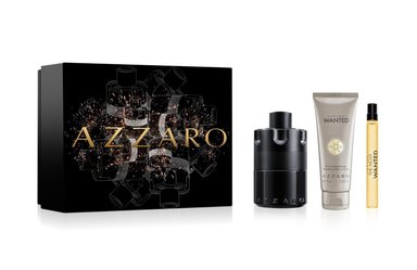 SET AZZARO THE MOST WANTED EDP 100ML + HYB 75ML +10 ML