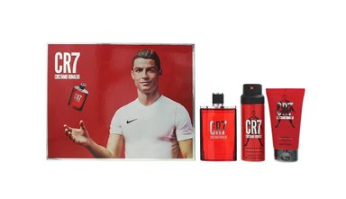 CRISTIANO RONALDO CR7 BY CRISTIANO RONALDO FOR MEN PC GIFT SET 100 ML + 150 ML+ 75 ML - 3