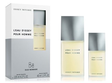 SET PERFUME ISSEY MIYAKE L'EAU D'ISSEY POUR HOMME HOMBRE EDT 125 ML+ 40 ML - 1