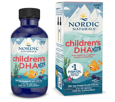 NORDIC NATURALS DHA XTRA PARA NIÑOS - 2 ONZAS , 880 MG OMEGA-3 EPA DHA
