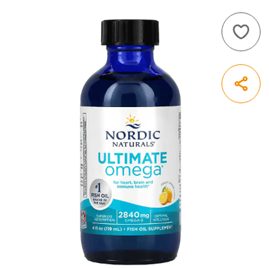 NORDIC NATURALS, ULTIMATE OMEGA, 2840 MG, 119 ML (4 ONZAS LÍQUIDAS)