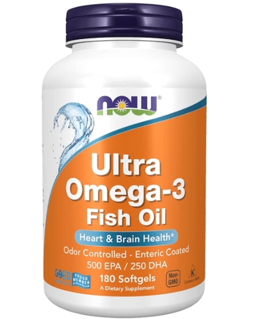 NOW SUPLEMENTOS, ULTRA OMEGA-3, 180 CÁPSULAS BLANDAS