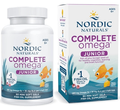 COMPLETE OMEGA JUNIOR NORDIC NATURALS- 90 MINI GELES