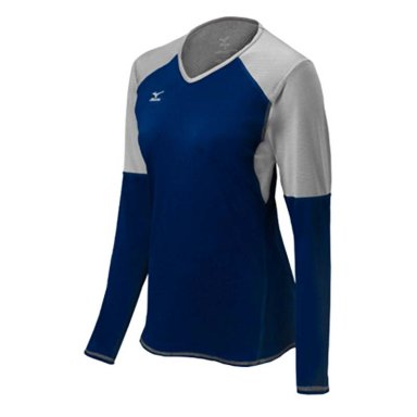 CAMISETA MUJER MIZUNO AZUL 440617-5173 DEPORTIVO TECNO VILONG SLEEVE LARGA