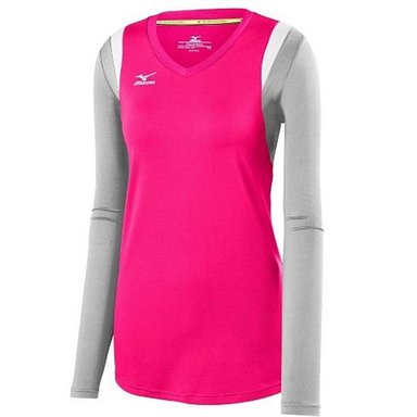 CAMISETA MUJER MIZUNO ROSADO 440645-1M73 DEPORTIVO BALBOA 5 LS JERSEY LARGA
