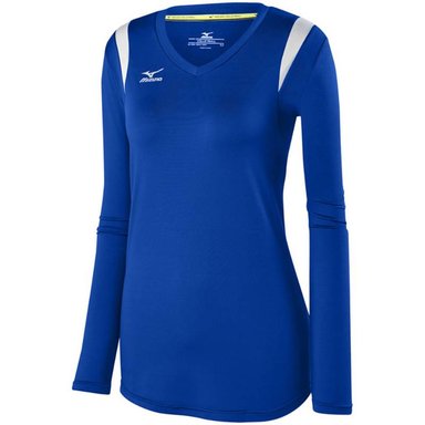 CAMISETA LINO MUJER MIZUNO AZULINO 440645-5273 DEPORTIVO BALBOA 5 LS JERSEY LARGA